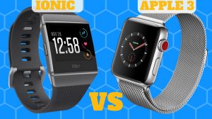 fitbit ionic vs iwatch 4
