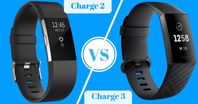 compare fitbit charge 2 and 3