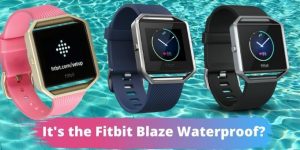 fitbit with gps and waterproof
